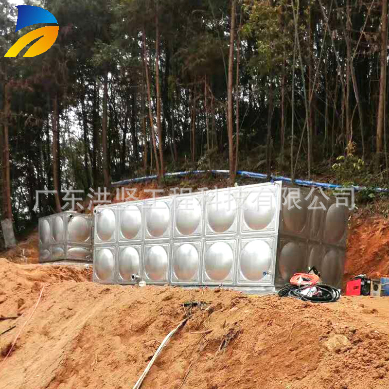 不锈钢定做水箱 原厂冲压标准模板 专业消防水塔 全国免费安装|ms