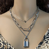 Accessory, retro chain, necklace, European style, simple and elegant design