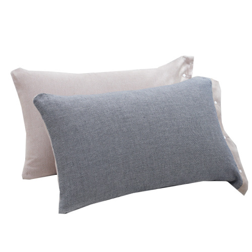 Four-layer gauze pillowcase, simple adult large size one-pack, four-season thickened and soft cotton single pillowcase