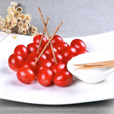 disposable Single head toothpick Carbonize environmental protection fruit Bamboo stick household commercial Portable Tiya tool Independent Bagged