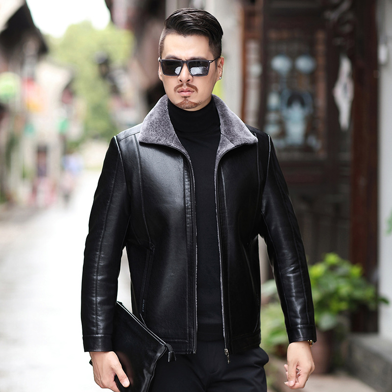 Veste en cuir homme - Ref 3443780 Image 7