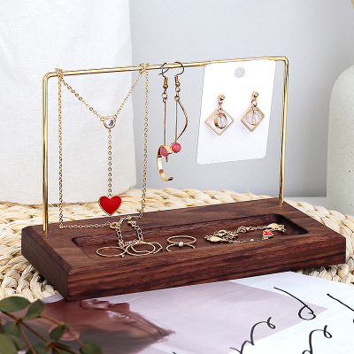 廠家跨境專供金屬首飾架耳環架創意飾品展示架項鏈架耳釘耳飾收納
