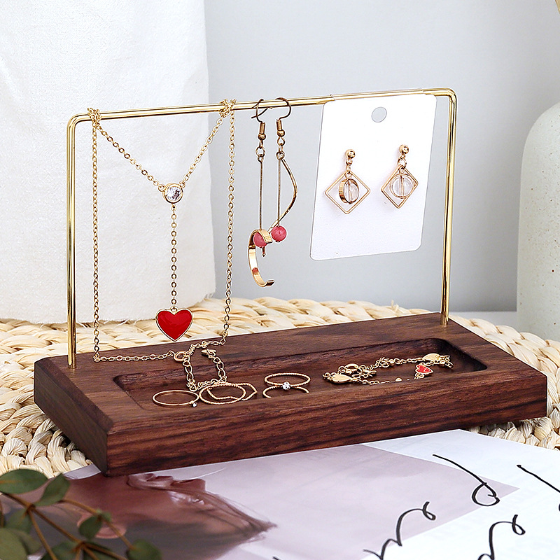 廠家跨境專供金屬首飾架耳環架創意飾品展示架項鏈架耳釘耳飾收納