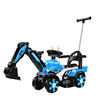 Electric excavator, lightweight music toy with seat with light, new collection