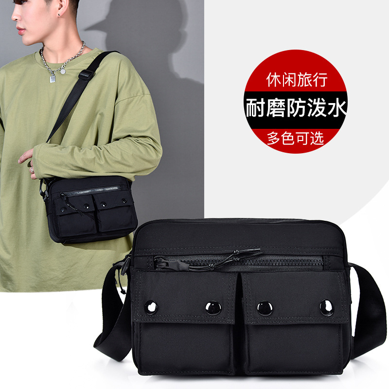 student lovers The single shoulder bag leisure time Trend motion Inclined shoulder bag leisure time Disco dancing knapsack men and women knapsack