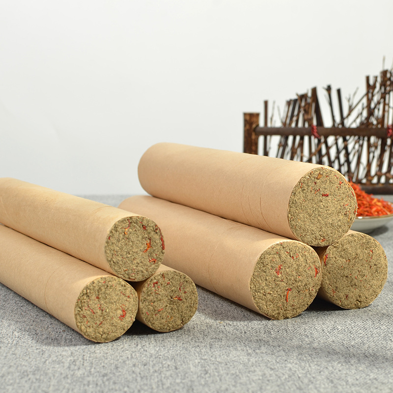 粗艾條3厘米紅花艾條4厘米薪艾粗纖維艾絨雷火灸大艾條