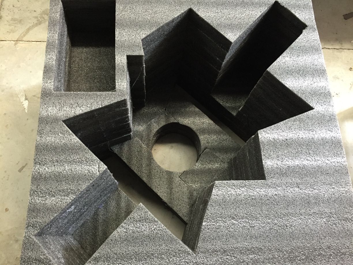 供应黑色珍珠绵包装/黑色EPE发动机防震包装