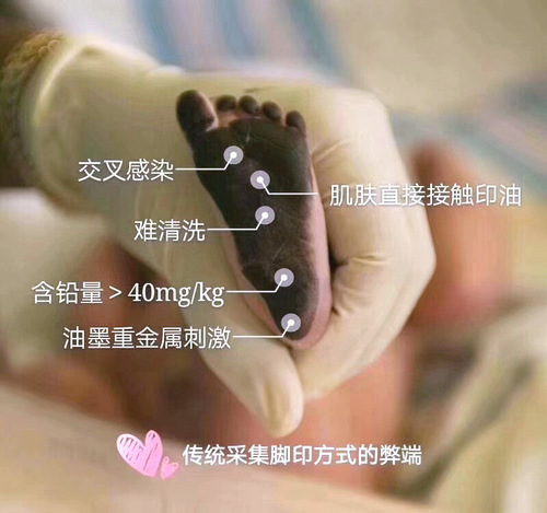 Baby foot print pad, hand print pad, anti-cross-infection hand and foot print pad, baby footprint stamp pad, non-stick ink stamp pad