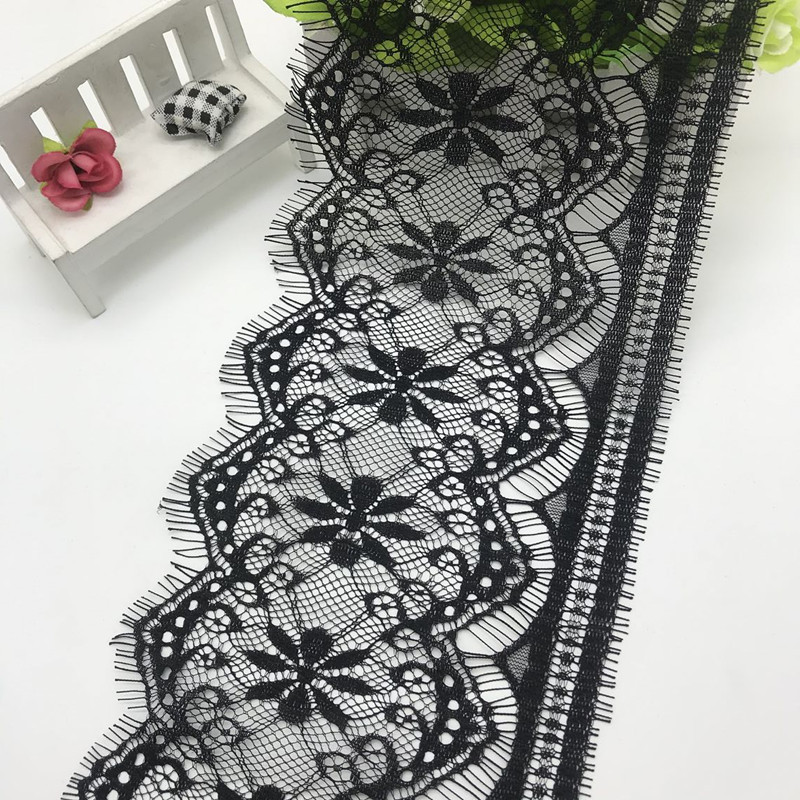 福建厂家批发蕾丝花边睫毛花边服装雨伞娃娃辅料婚纱现货