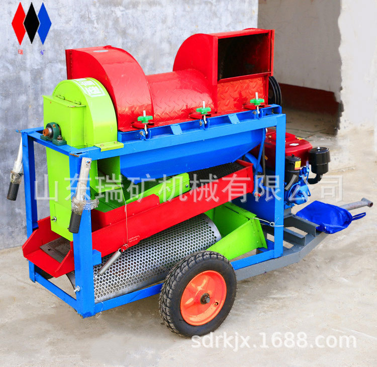 电动打谷子机小型家用玉米脱粒里高粱谷子水稻小麦脱粒