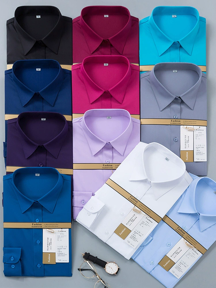 White blue shirt for work, slim fit