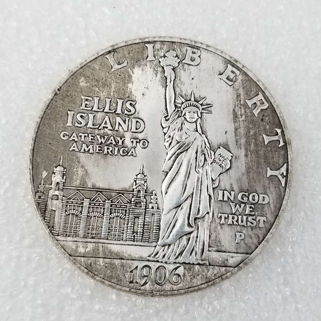 Replica craft 1906 foreign commemorative coin antique silver dollar factory price #878