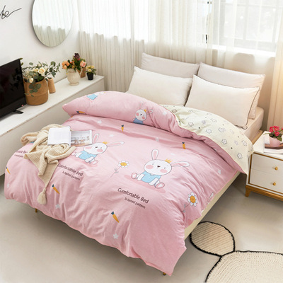 2020款純棉單品被套 全棉印花單件被罩 壹件代發