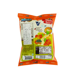 Korean imported snack CROWN Crystalear honey-coated corn puffs 74g leisure snack
