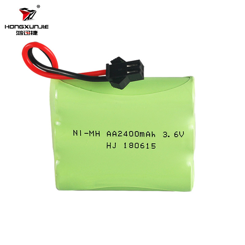 Factory sales 3.6V 2400mAh NiMH battery pack AA5 remote control Electric Toys Electric tool charge Battery