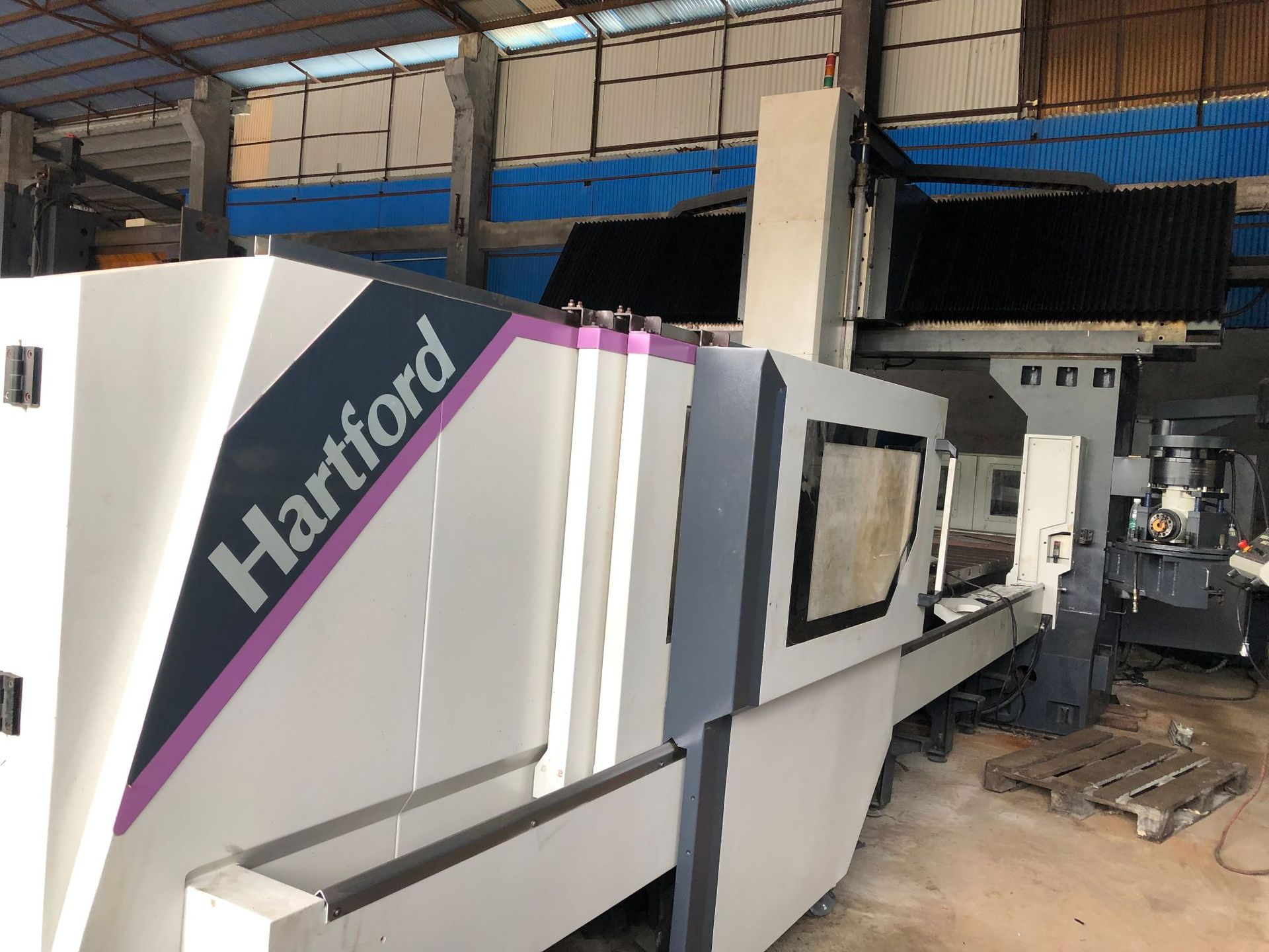 二手进口台湾协鸿（Hartford)数控CNC4.2米龙门铣加工中心机床