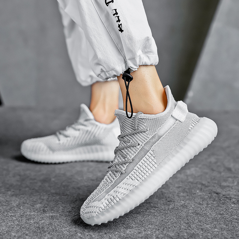 Men's Shoes Summer New Coconut Shoes 350 Breathable Casual Trendy Gymnastics Men's Luminous Trendy Sneakers