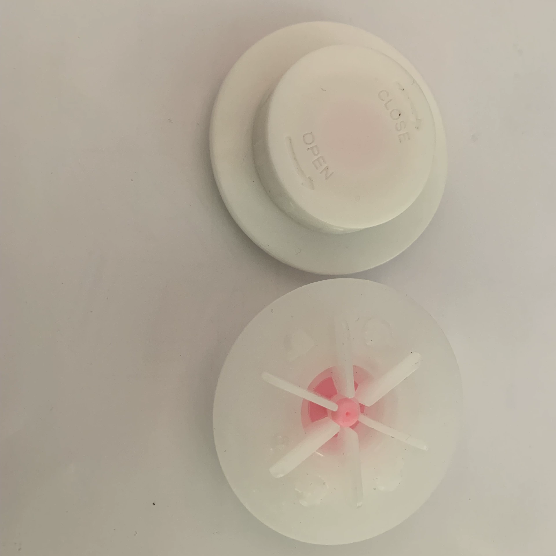 Клапан ПЭ клапана воздуха стопа мешка обжатия клапана воздуха мешка вакуума пластиковый без крышки винта