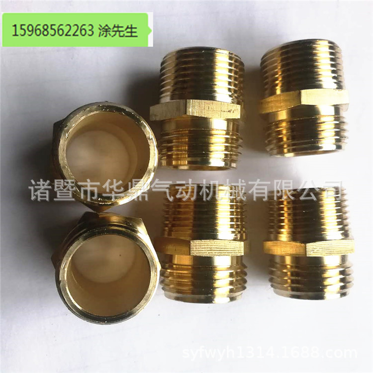 3/4GHT转3/4G 花园管双外牙弯头  全铜GHT管螺纹接头 GHT转BSPP