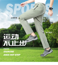 厂家直销外贸运动速干裤男女长裤黑色登山裤防水时尚休闲裤批发