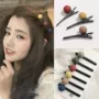 侧边简约韩版彩色一字夹