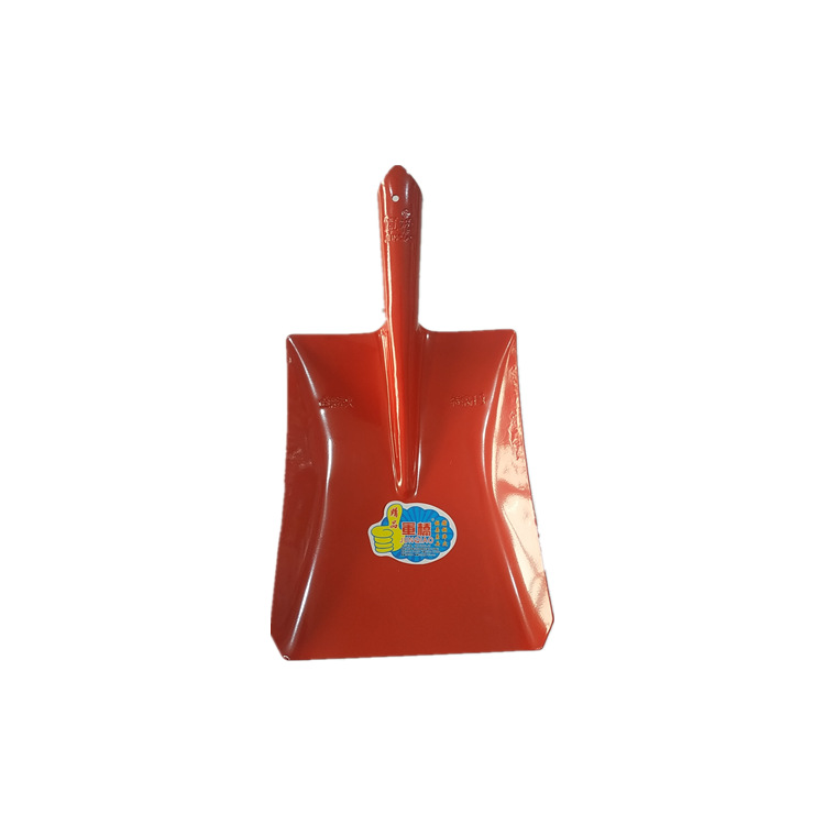 钢锹园林园艺农用工具铲子军桥牌钢锹红色大方锹钢锹