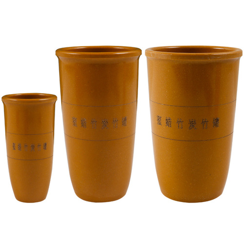 Beeswax Cupping Device Bamboo Jar Thickened Bamboo Charcoal Household Set Large, Medium and Small Bamboo Tube Bamboo Cupping Beauty Salon Complete Set