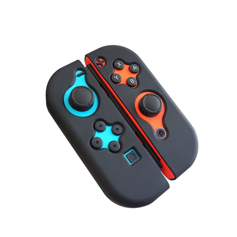 ДОМОНАТ SWITCH геймпад защитный чехол все-в-одном разделенный TPU матовый красный синий геймпад мягкий клей NS силиконовый чехол