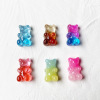 Realistic resin with accessories, small phone case, earrings, necklace, handmade, with little bears