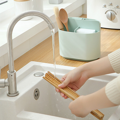 Original design Daimons chopstick barrel kitchen chopstick cage drain rack spoon chopstick storage box plastic