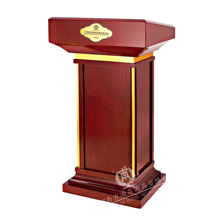 酒店迎宾台主持台导购台咨客台会议培训中心发言台学校礼堂广播台