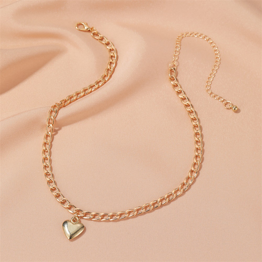 Heart Link Chain Necklace