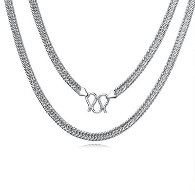 PT950 Platinum Jewelry Necklace man Necklace Cross chain 50CM60CM Side chain