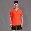 Summer uniform for badminton, quick dry set suitable for men and women, volleyball sports suit for training, with short sleeve, custom made