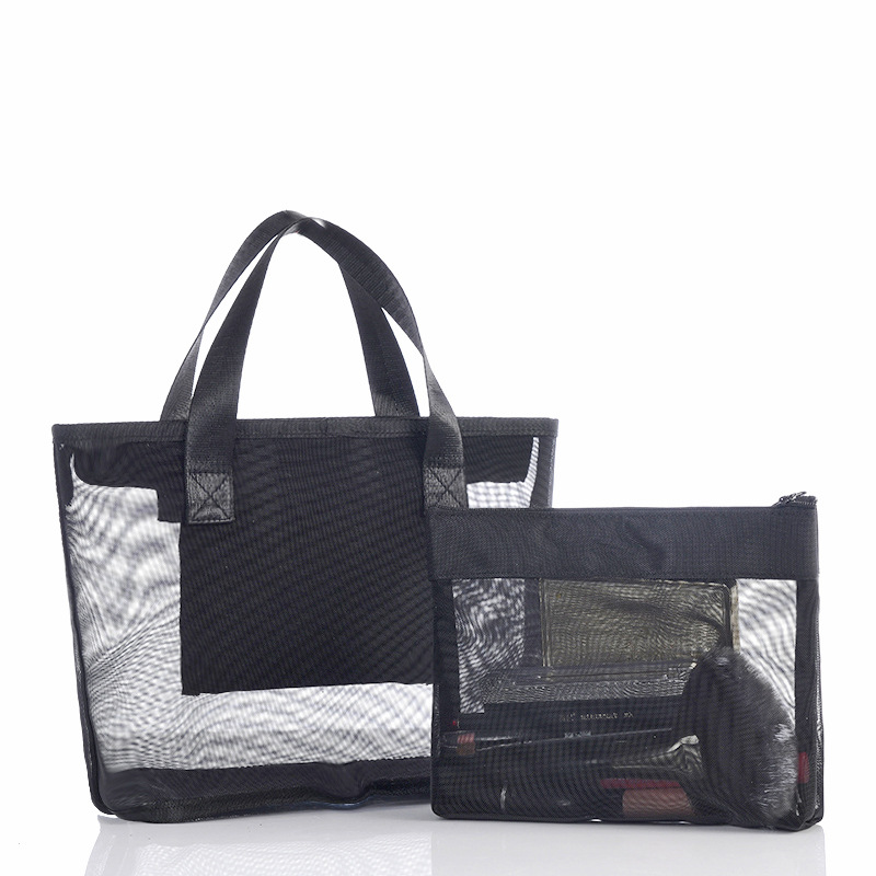 Mesh Portable Portable Multifunctional Travel Cosmetic Storage Bag display picture 7