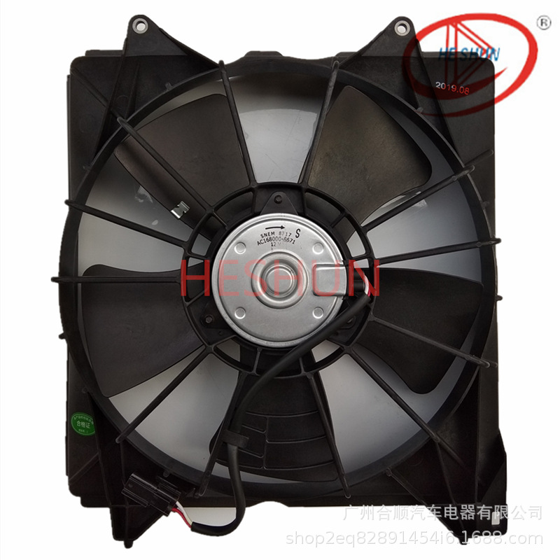 19016-R40-A00 is suitable for 08-12 CP2 eighth generation 2.4 water tank car fan assembly