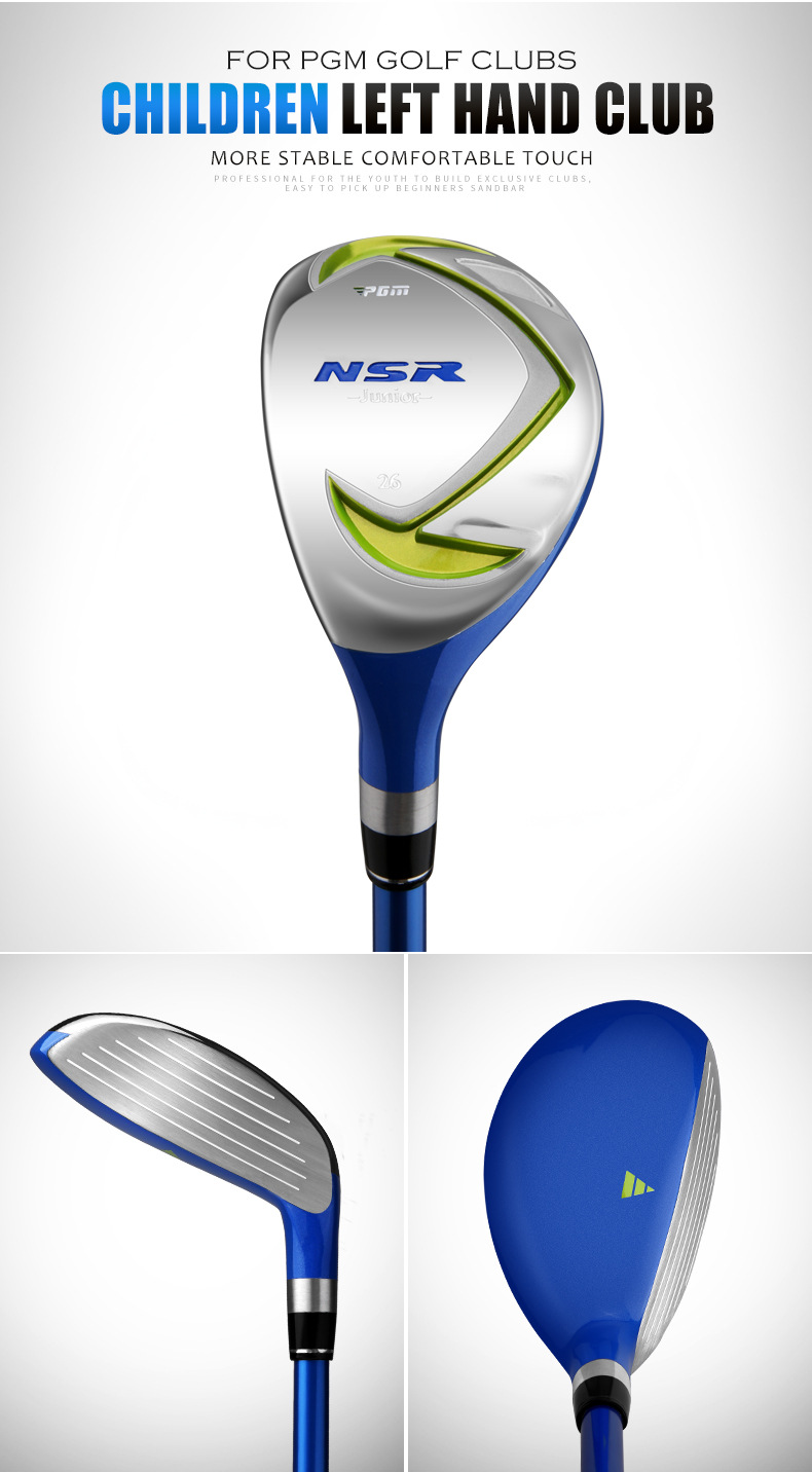 Gậy đánh golf trẻ em PGM NSR Junior bộ gỗ số 1 và số 5 tay trái — Tay trái màu xanh lục # số 1 gỗ (95-115cm), Tay trái màu xanh lục # số 1 gỗ (115-135cm), Tay trái màu xanh lục # số 1 gỗ (135-155cm), Tay trái màu xanh lá cây xanh #5 gỗ (95-115cm) chi tiết 11