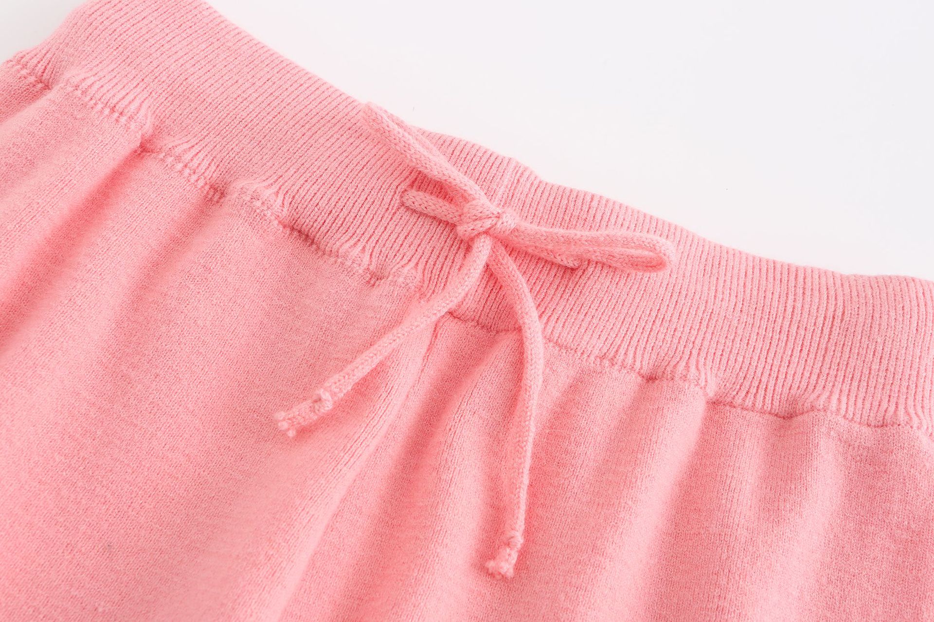 Women's Sweater Set Summer Macaron Colour Matching Co-ord Suit_voghion.com