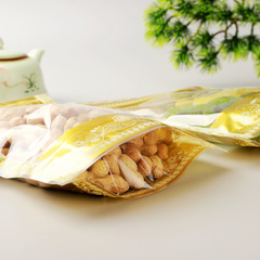 Gold Flower Independent Skeleton Leisure Food Packaging Bag, Dry Nuts, Grains, Tea Leaves, Self-Sealing Bag, Wholesale