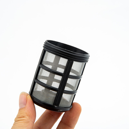 Drainage-blocking double-layer self-sucking water inlet filter cleaner inlet pipe filter connector water suction filter multi-specification