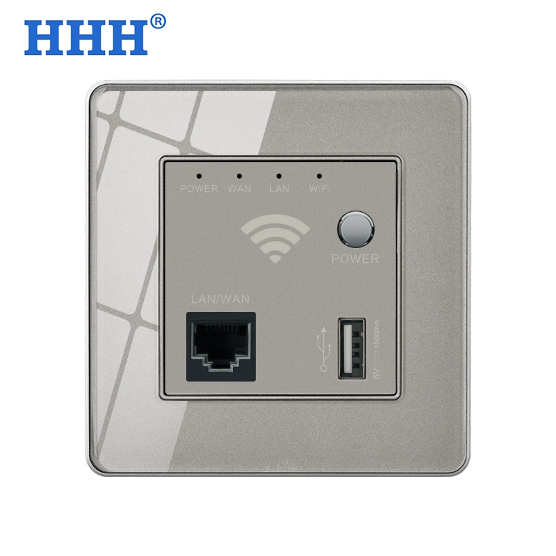 Multimedia socket panel AV headset audio Lotus three -hole socket+3.5 audio with single -port USB socket surface