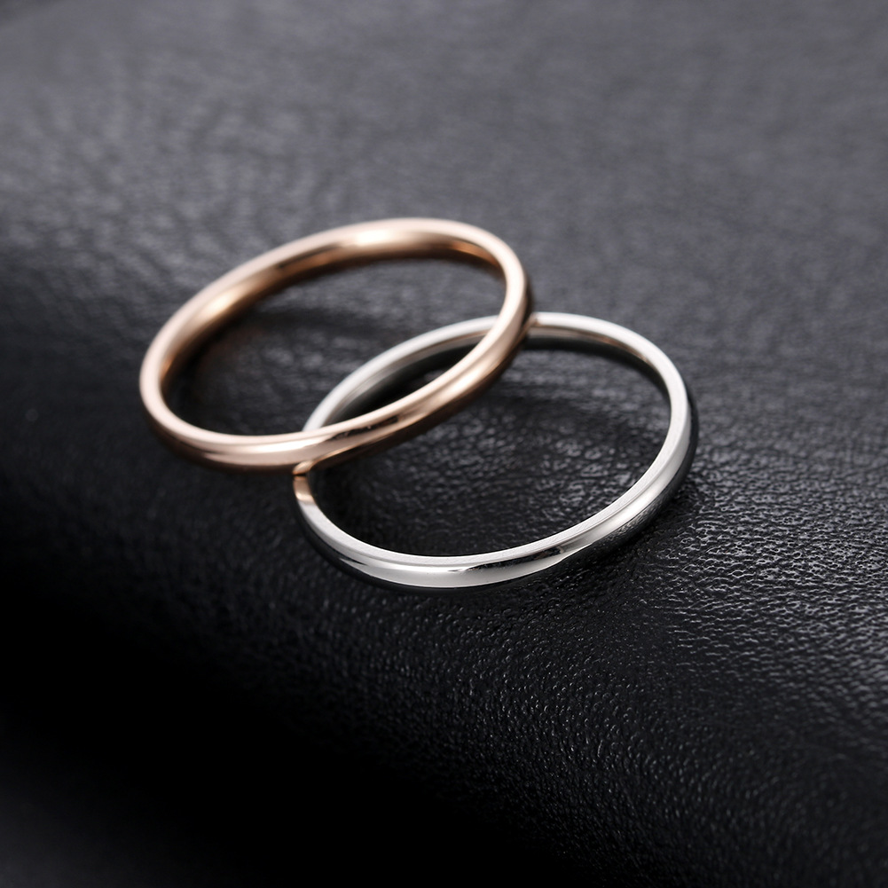 3g Weight PVD Coated Gold Plating Process Gold Plated Plating Material No Inlaid Inlay Material Birthday Occasion 201 Stainless Steel Material Geometric Pattern Couple Gender Polishing Design Fashion Style Rose Gold, Gold, Silver, Black Color PVD Coated Gold Plated Geometric 201 Stainless Steel Fashion 5
