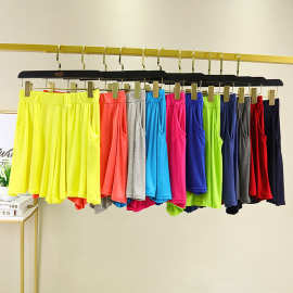 韩版夏季薄款休闲短裤女莫代尔舒适纯色家居裤宽松显瘦外穿阔腿裤