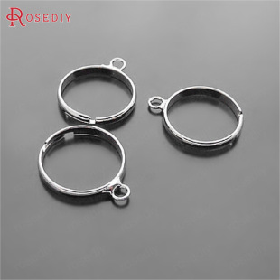 Diy�Ʒ��� 20MM�ο׽�ָȦ �~僰�Kɫ �~價����~ɫ �ֹ�����