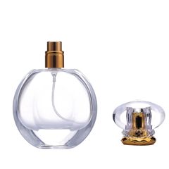 實力廠家直銷50ml高檔香水瓶玻璃香水分裝瓶瓶水晶噴霧瓶透明空瓶