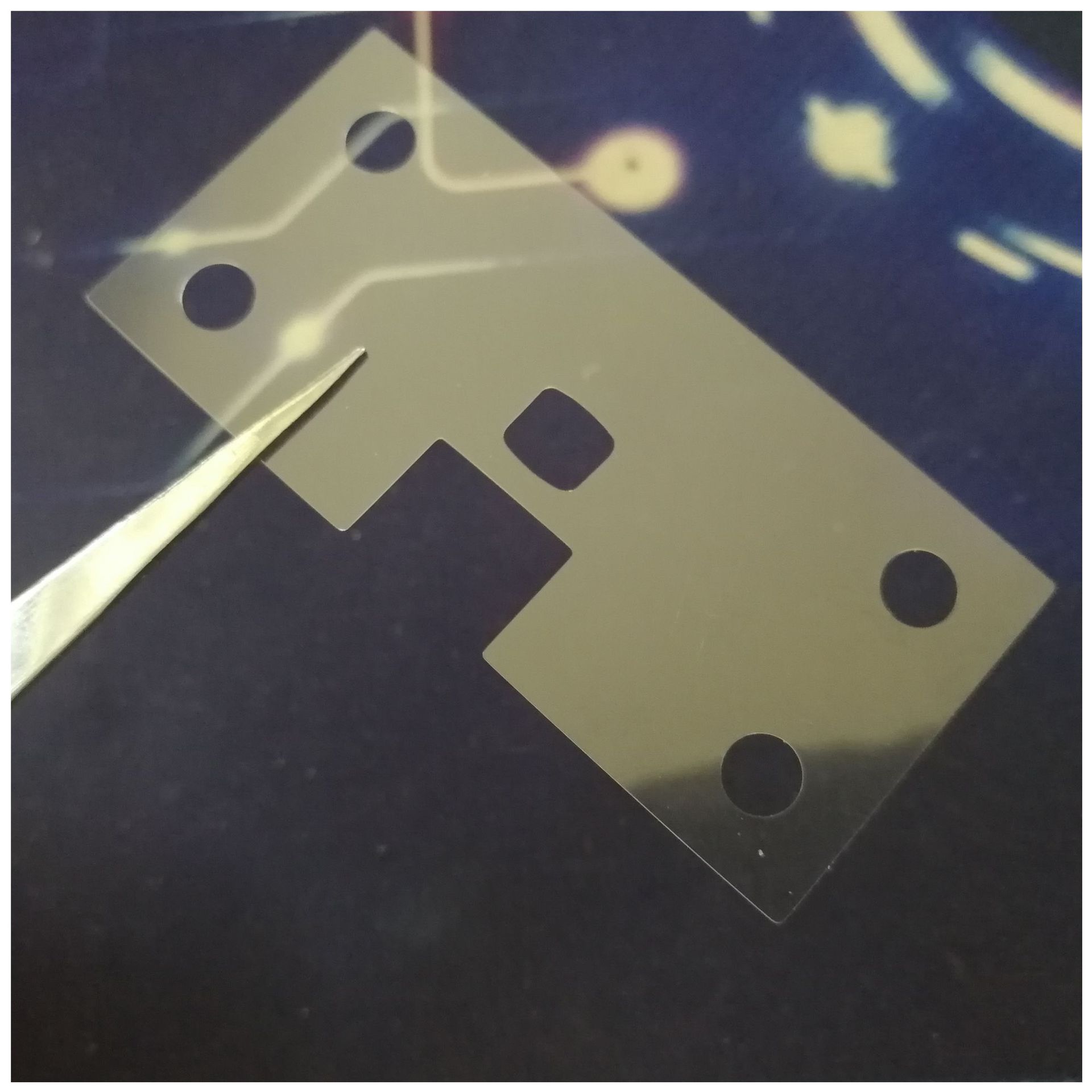 PC垫片耐高温防火 黑色PVC塑胶垫片自粘面板 透明磨砂PET绝缘胶片