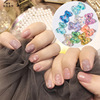 Three dimensional accessory for manicure, creative silica gel nail decoration, nail sequins, with little bears