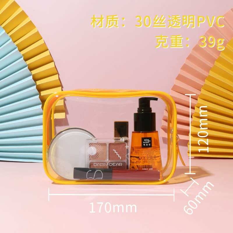 Waterproof cosmetic bag, capacious organizer bag PVC for traveling, storage bag, wholesale