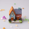 Small house, resin, jewelry with accessories, micro landscape, handmade