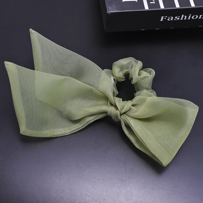 Fée Organza Bowknot Anneau De Cheveux Des Femmes Travailleur Ventes Directes D'usine Grand Arc Cravate Rétro Cheveux Clip Coiffe En Gros D524 display picture 12